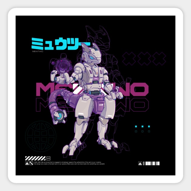 Mecha mewo Magnet by Dnz